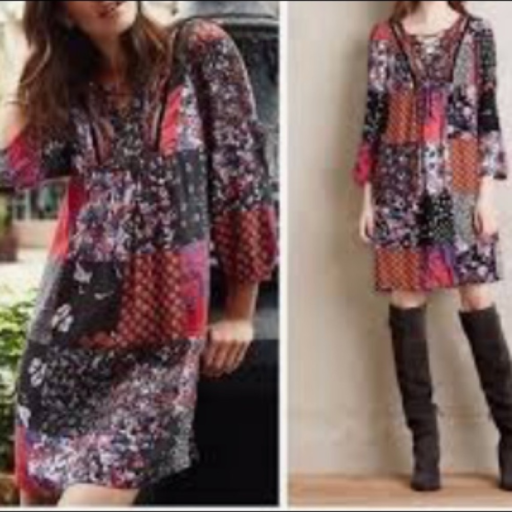 Anthropologie One September Dress Sparkle Beading